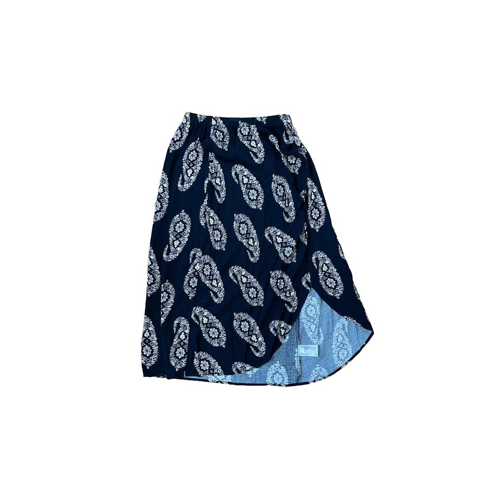 Knox Rose Boho Paisley Wrap Style Midi Skirt Women’s Size XS Party Feminine